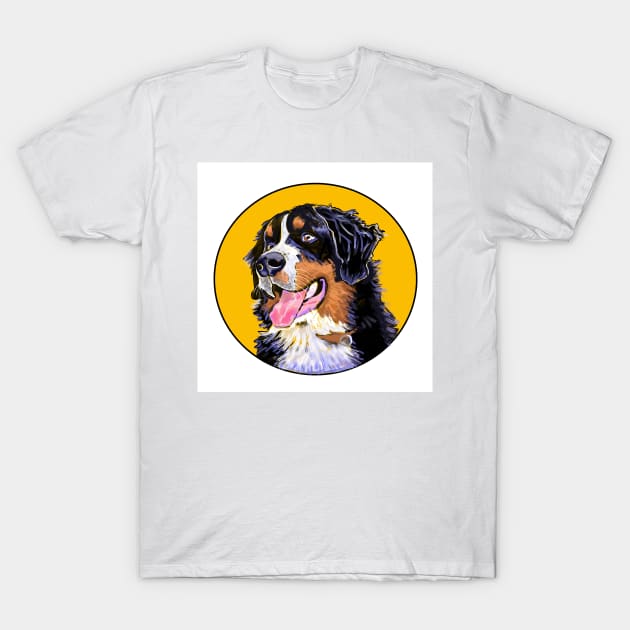 BERNER DOG GOLD T-Shirt by MarniD9